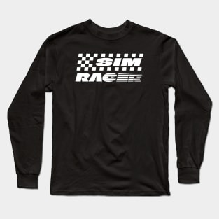 Sim Racer Simracing Simulator Gaming Long Sleeve T-Shirt